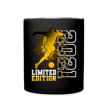 2021 Année de naissance Anniversaire Football - Mug uni - noir - Devant