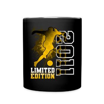 2011 Année de naissance Anniversaire Football - Mug uni - noir - Devant