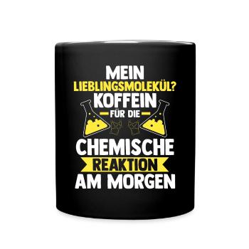 Coffee Chemist Science Physics Chemistry - Full Colour Mug - black - Front