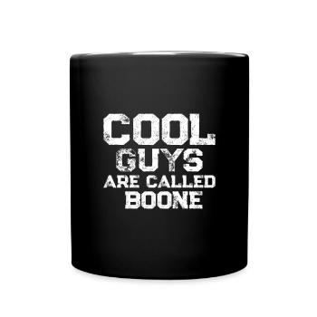 Cool guys are called Boone - Full Colour Mug - black - Front