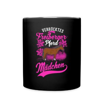 Folle Freiberg Horse Girl - Mug uni - noir - Devant