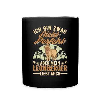 Leonberger Gift - Full Colour Mug - black - Front