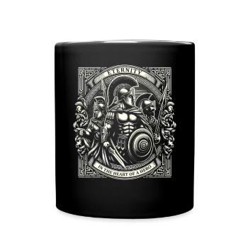 Trojan War Warrior Ancient Greece Greek Mythology - Full Colour Mug - black - Front