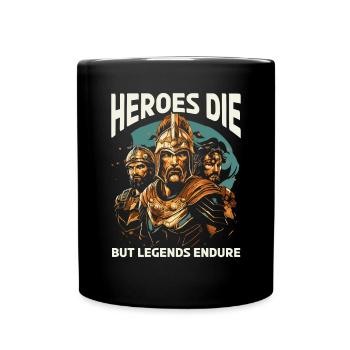 Trojan War Warrior Ancient Greece Greek Mythology - Full Colour Mug - black - Front