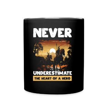 Trojan War Warrior Ancient Greece Greek Mythology - Full Colour Mug - black - Front