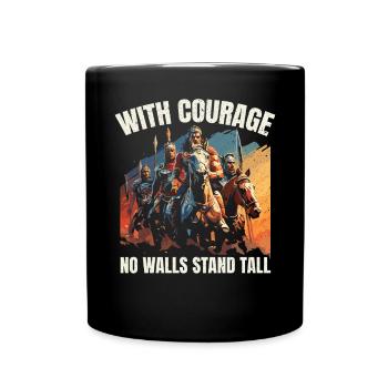 Trojan War Warrior Ancient Greece Greek Mythology - Full Colour Mug - black - Front
