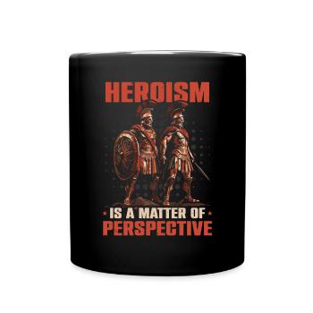 Trojan War Warrior Ancient Greece Greek Mythology - Full Colour Mug - black - Front