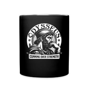 Guerre de Troie Guerrier Grèce antique Mythologie grecque - Mug uni - noir - Devant