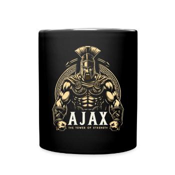 Trojan War Warrior Ancient Greece Greek Mythology - Full Colour Mug - black - Front