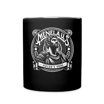 Trojan War Warrior Ancient Greece Greek Mythology - Full Colour Mug - black - Front