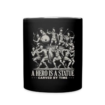 Trojan War Warrior Ancient Greece Greek Mythology - Full Colour Mug - black - Front