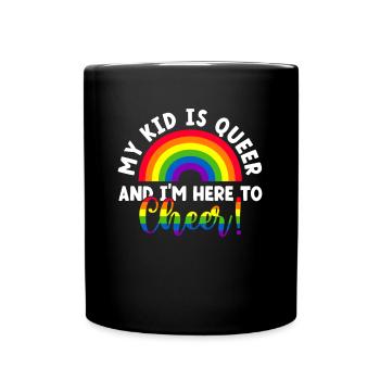 Gay Pride Fiers Parents Fils Gay - Mug uni - noir - Devant