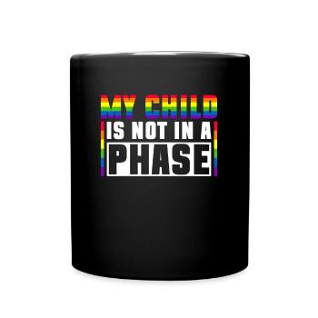 Gay Pride Fiers Parents Fils Gay - Mug uni - noir - Devant