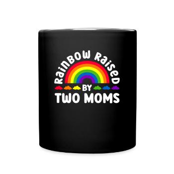 Gay Mom Lesbian Mothers Mothers Day - Full Colour Mug - black - Front