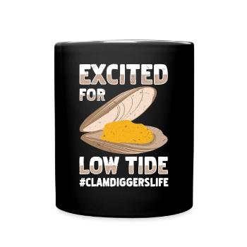 Moules Fruits de mer - Mug uni - noir - Devant