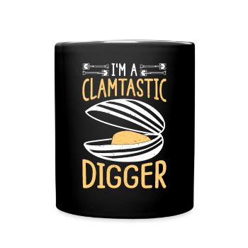 Mussels Seafood - Full Colour Mug - black - Front