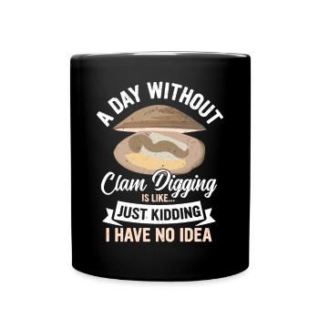 Mussels Seafood - Full Colour Mug - black - Front