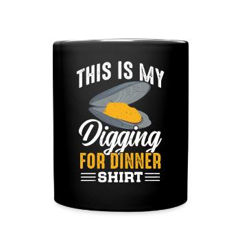 Mussels Seafood - Full Colour Mug - black - Front