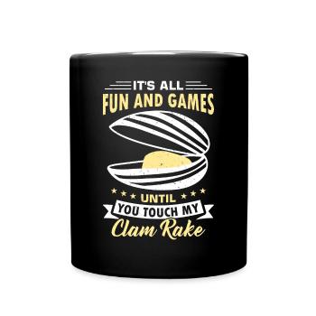 Mussels Seafood - Full Colour Mug - black - Front