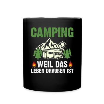 Camping-car Camping-car Camping Camping - Mug uni - noir - Devant