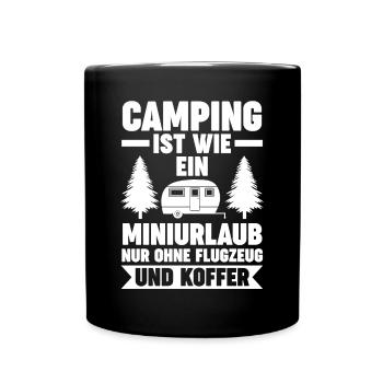 Camping-car Camping-car Camping Camping - Mug uni - noir - Devant