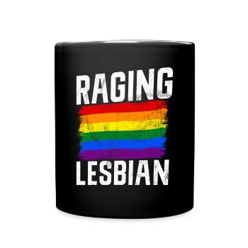 Lesbian Gifts - Tasse einfarbig - Schwarz - Vorne