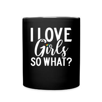 Lesbian Gifts - Tasse einfarbig - Schwarz - Vorne