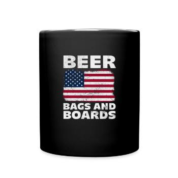 Cornhole - Mug uni - noir - Devant