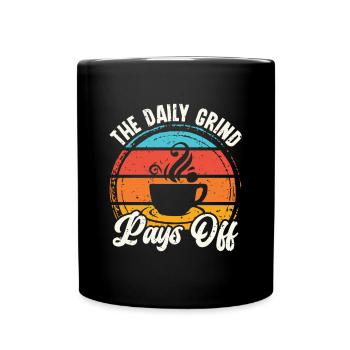 La mouture quotidienne porte ses fruits - Barista Coffee Fans - Mug uni - noir - Devant