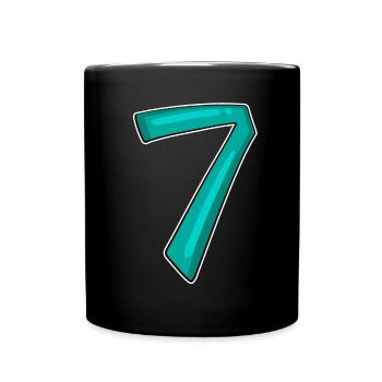 7 - Full Colour Mug - black - Front