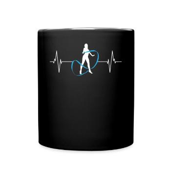 Heart of Gymnastics - Band & Rhythm - Full Colour Mug - black - Front