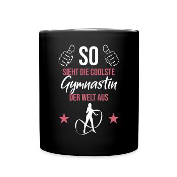 Gymnast Elite - The Coolest - Full Colour Mug - black - Front