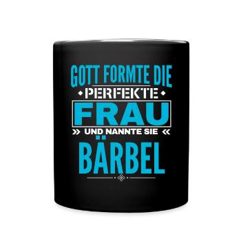 Bärbel Name Design - Mug uni - noir - Devant