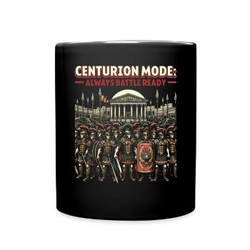 Légionnaires romains Rome antique Empire romain - Mug uni - noir - Devant