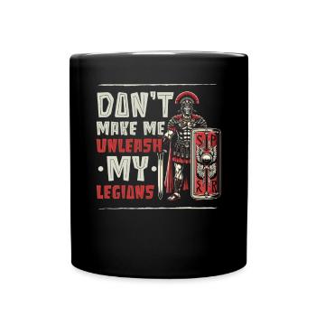 Légionnaires romains Rome antique Empire romain - Mug uni - noir - Devant
