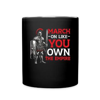 Légionnaires romains Rome antique Empire romain - Mug uni - noir - Devant