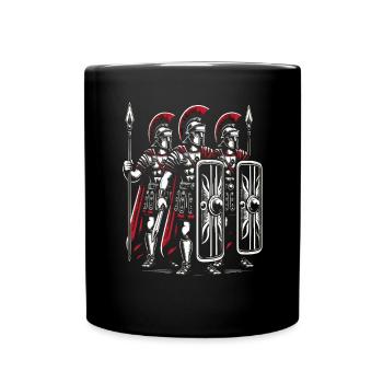Légionnaires romains Rome antique Empire romain - Mug uni - noir - Devant
