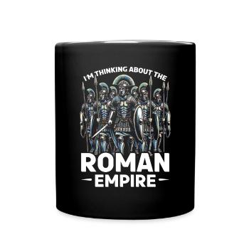 Légionnaires romains Rome antique Empire romain - Mug uni - noir - Devant