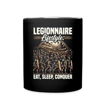 Légionnaires romains Rome antique Empire romain - Mug uni - noir - Devant