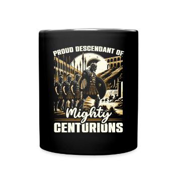 Légionnaires romains Rome antique Empire romain - Mug uni - noir - Devant