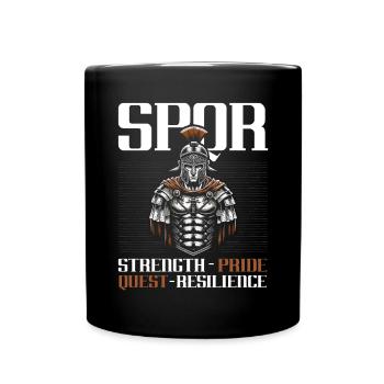 Légionnaires romains Rome antique Empire romain - Mug uni - noir - Devant