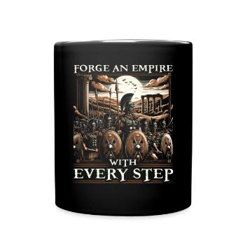 Légionnaires romains Rome antique Empire romain - Mug uni - noir - Devant