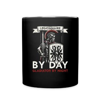 Légionnaires romains Rome antique Empire romain - Mug uni - noir - Devant