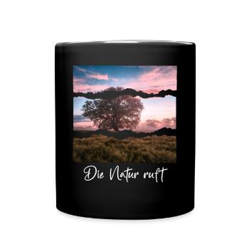 Nature is calling - Full Colour Mug - black - Front