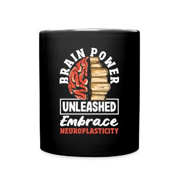Unlock Your Brain's Potential Neuroplasticity - Tasse einfarbig - Schwarz - Vorne