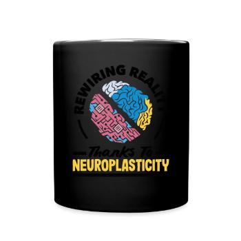 Unlock Your Brain's Potential Neuroplasticity - Tasse einfarbig - Schwarz - Vorne