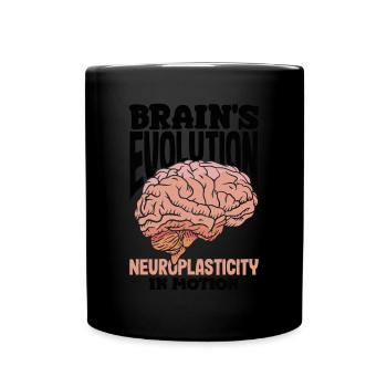 Unlock Your Brain's Potential Neuroplasticity - Tasse einfarbig - Schwarz - Vorne