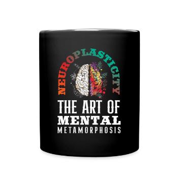 Unlock Your Brain's Potential Neuroplasticity - Tasse einfarbig - Schwarz - Vorne