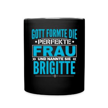 Brigitte Nom Design - Mug uni - noir - Devant