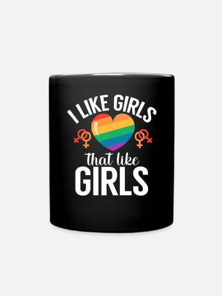 Lesbian Gifts - Tasse einfarbig - Schwarz